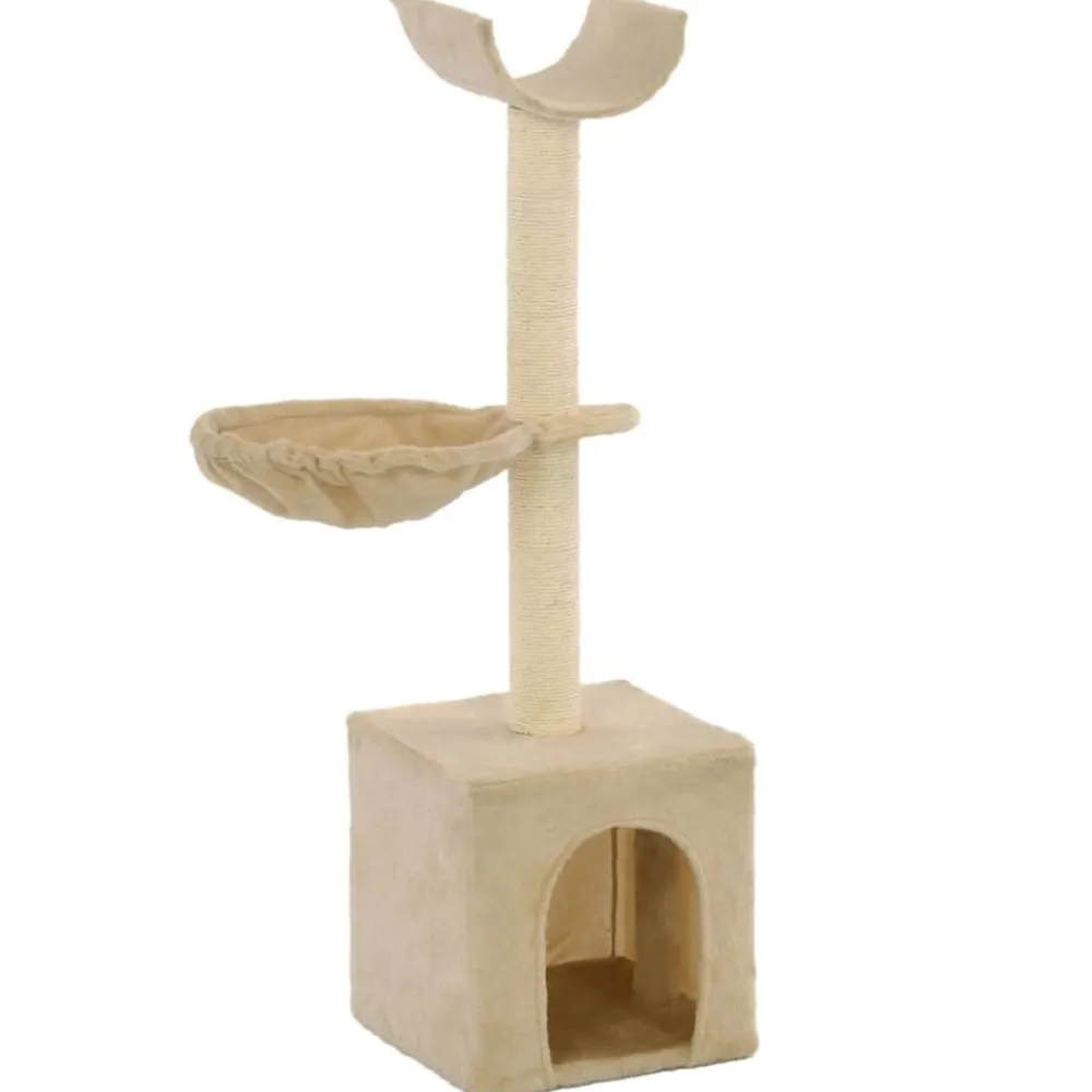 vidaXL Productos Para Mascotas-Rascador para gatos con poste de sisal 105 cm