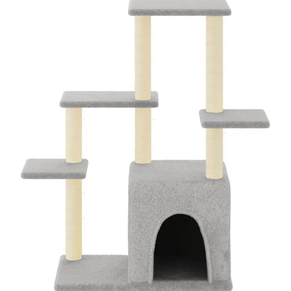 vidaXL Productos Para Mascotas-Rascador para gatos con postes de sisal 97,5 cm