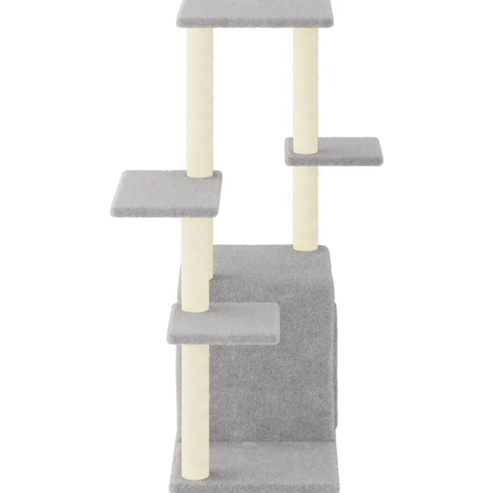 vidaXL Productos Para Mascotas-Rascador para gatos con postes de sisal 97,5 cm