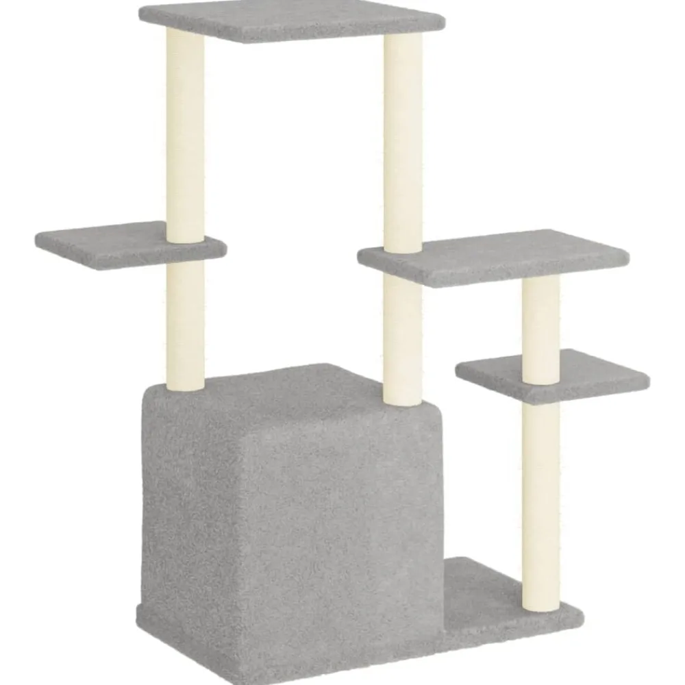 vidaXL Productos Para Mascotas-Rascador para gatos con postes de sisal 97,5 cm