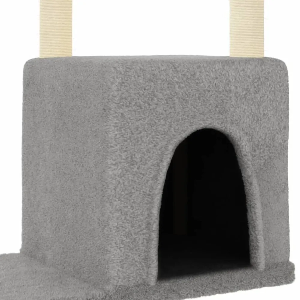 vidaXL Productos Para Mascotas-Rascador para gatos con postes de sisal 97,5 cm