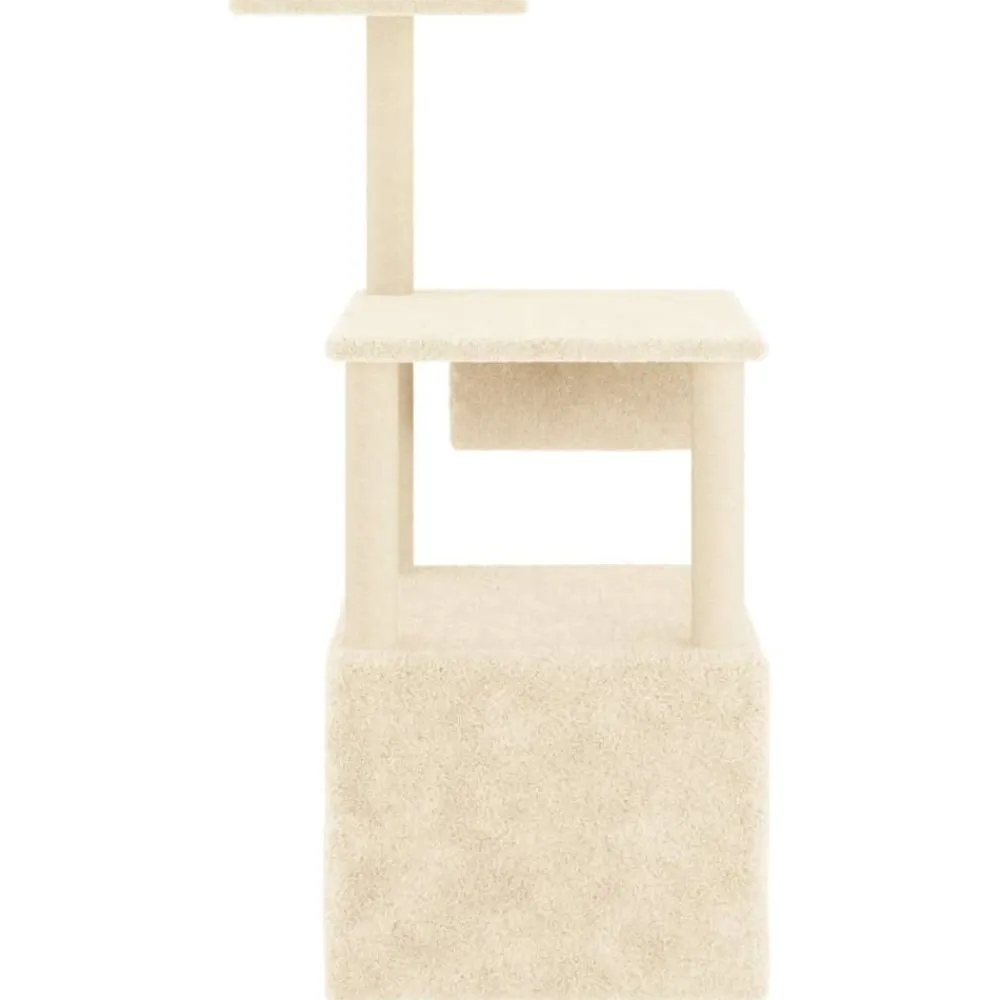 vidaXL Productos Para Mascotas-Rascador para gatos con postes de sisal color 109,5 cm