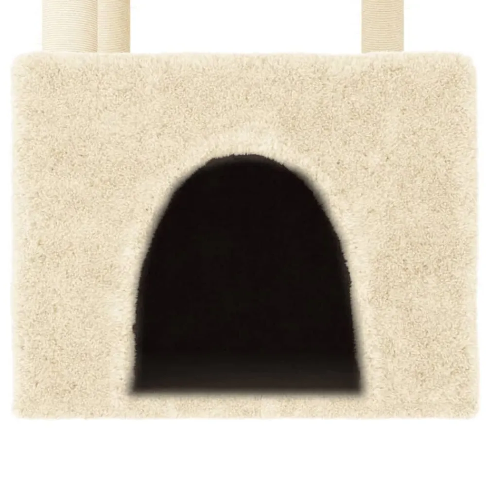 vidaXL Productos Para Mascotas-Rascador para gatos con postes de sisal color 109,5 cm