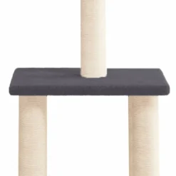vidaXL Productos Para Mascotas-Rascador para gatos con postes de sisal 85,5 cm