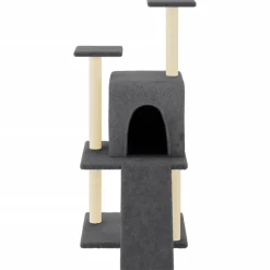 vidaXL Productos Para Mascotas-Rascador para gatos con postes de sisal 110 cm