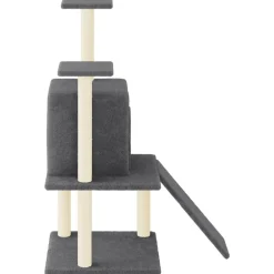 vidaXL Productos Para Mascotas-Rascador para gatos con postes de sisal 110 cm