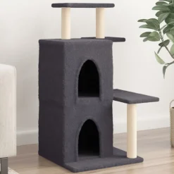 vidaXL Productos Para Mascotas-Rascador para gatos con postes de sisal 97 cm
