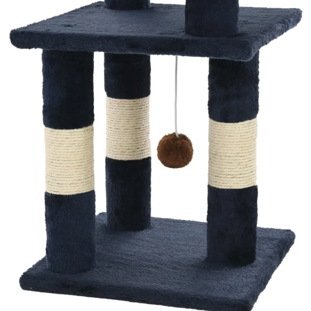 vidaXL Productos Para Mascotas-Rascador para gatos con poste de sisal 65 cm