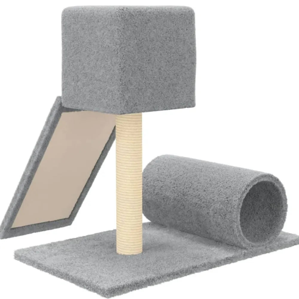 vidaXL Productos Para Mascotas-Rascador para gatos con postes de sisal 59 cm