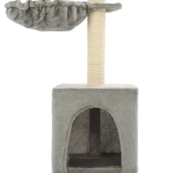 vidaXL Rascador para gatos con poste de sisal 105 cm Gris Clearance