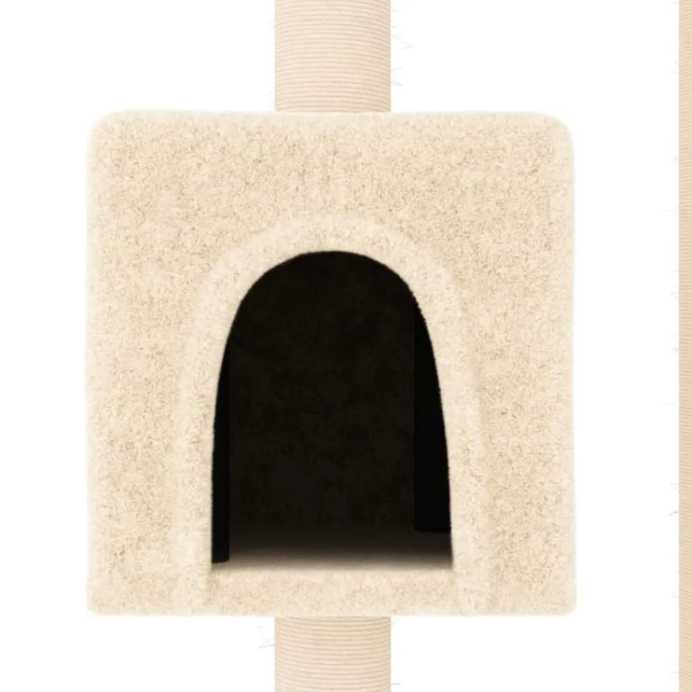 vidaXL Productos Para Mascotas-Rascador para gatos con postes de sisal color 104 cm