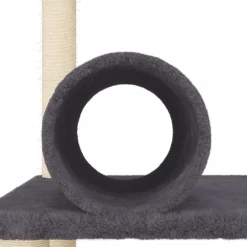 vidaXL Productos Para Mascotas-Rascador para gatos con postes de sisal 136 cm