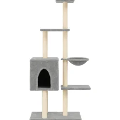 vidaXL Productos Para Mascotas-Rascador para gatos con postes de sisal 145 cm