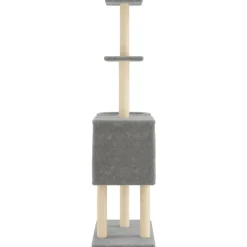vidaXL Productos Para Mascotas-Rascador para gatos con postes de sisal 145 cm