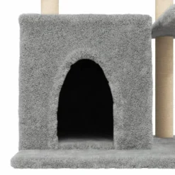 vidaXL Rascador para gatos con postes de sisal 83 cm Gris claro Sale