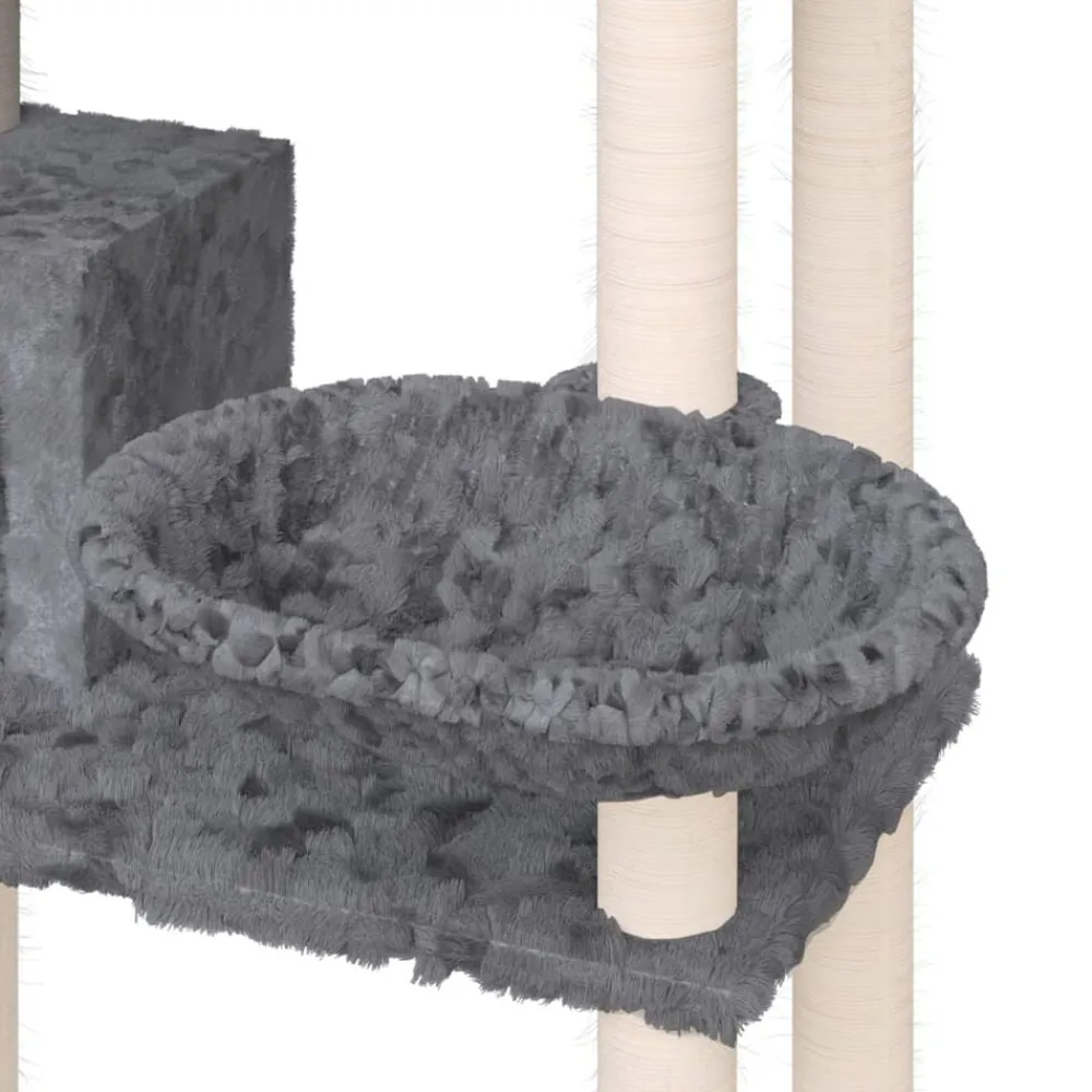 vidaXL Productos Para Mascotas-Rascador para gatos con postes de sisal 131 cm