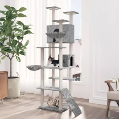 vidaXL Productos Para Mascotas-Rascador para gatos con postes de sisal 191 cm