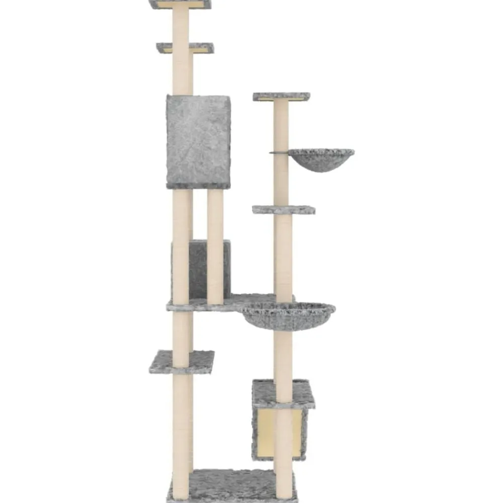 vidaXL Productos Para Mascotas-Rascador para gatos con postes de sisal 191 cm