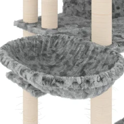 vidaXL Productos Para Mascotas-Rascador para gatos con postes de sisal 191 cm