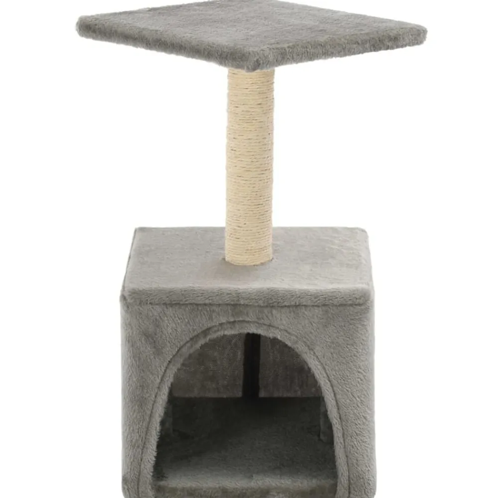 vidaXL Rascador para gatos con poste de sisal 55 cm Gris Outlet
