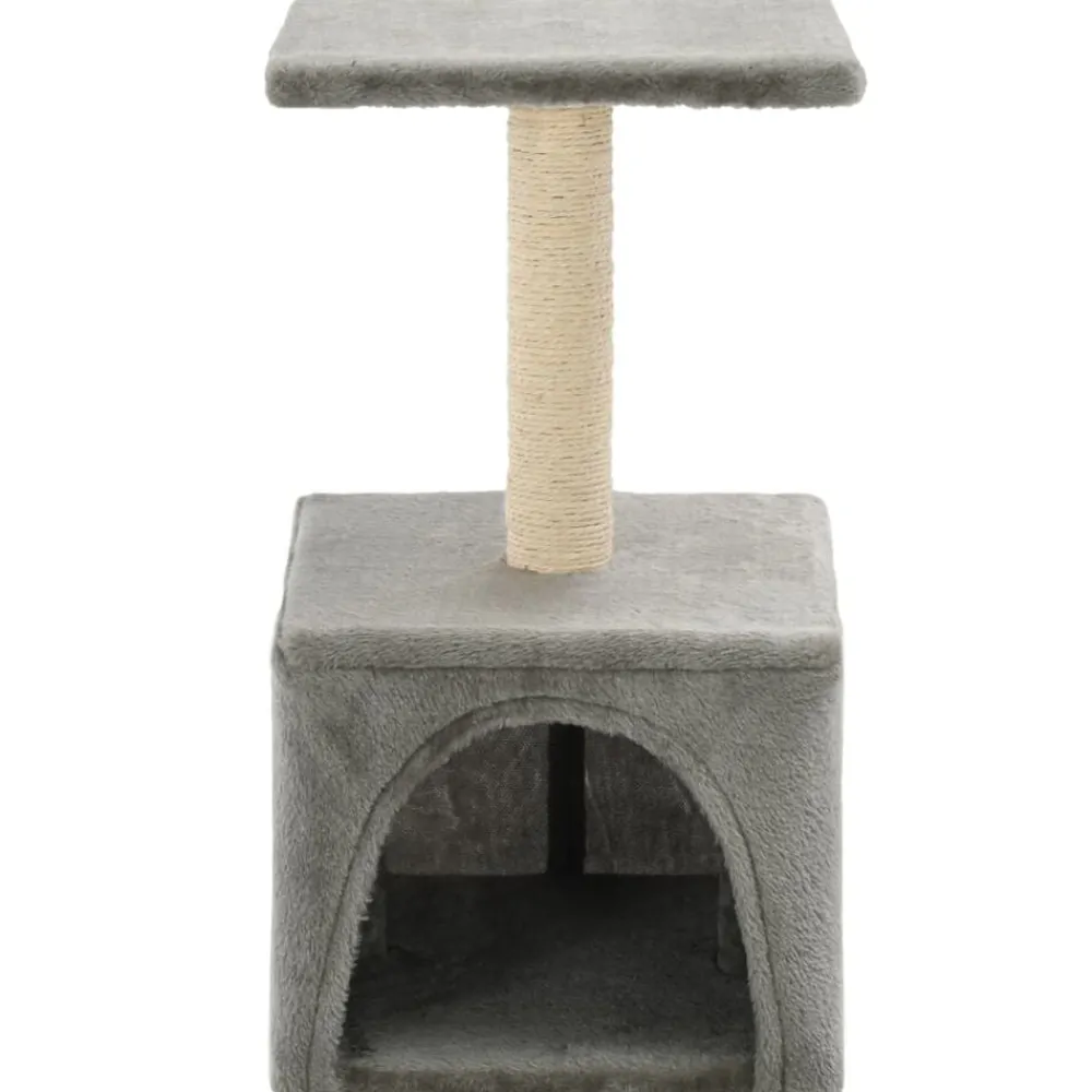 vidaXL Rascador para gatos con poste de sisal 55 cm Gris Outlet