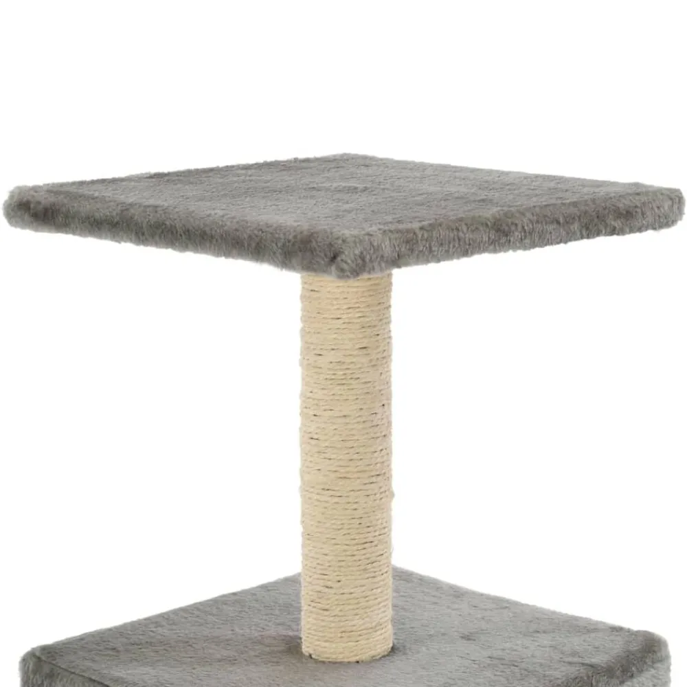 vidaXL Rascador para gatos con poste de sisal 55 cm Gris Outlet
