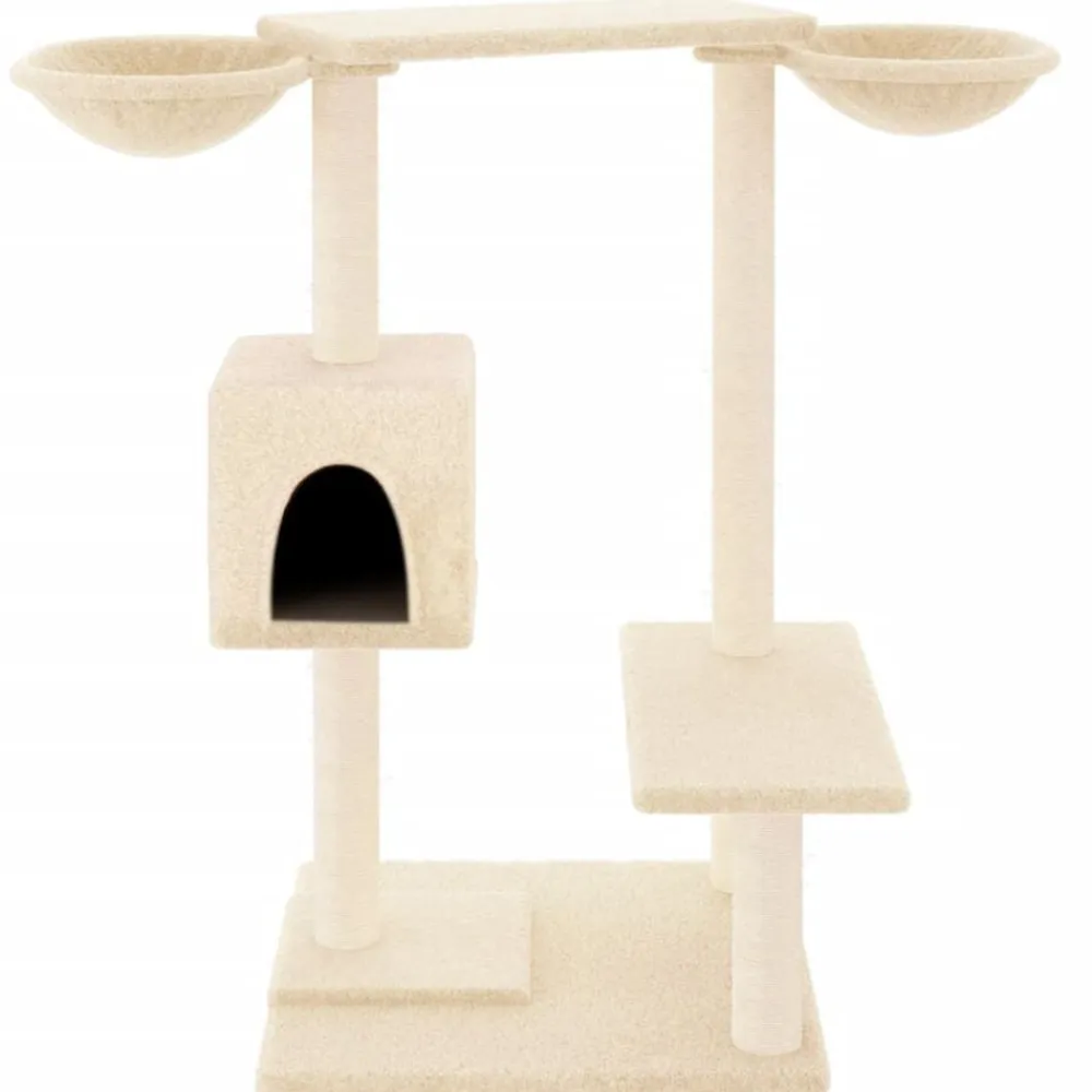 vidaXL Productos Para Mascotas-Rascador para gatos con postes para rascar color 82 cm