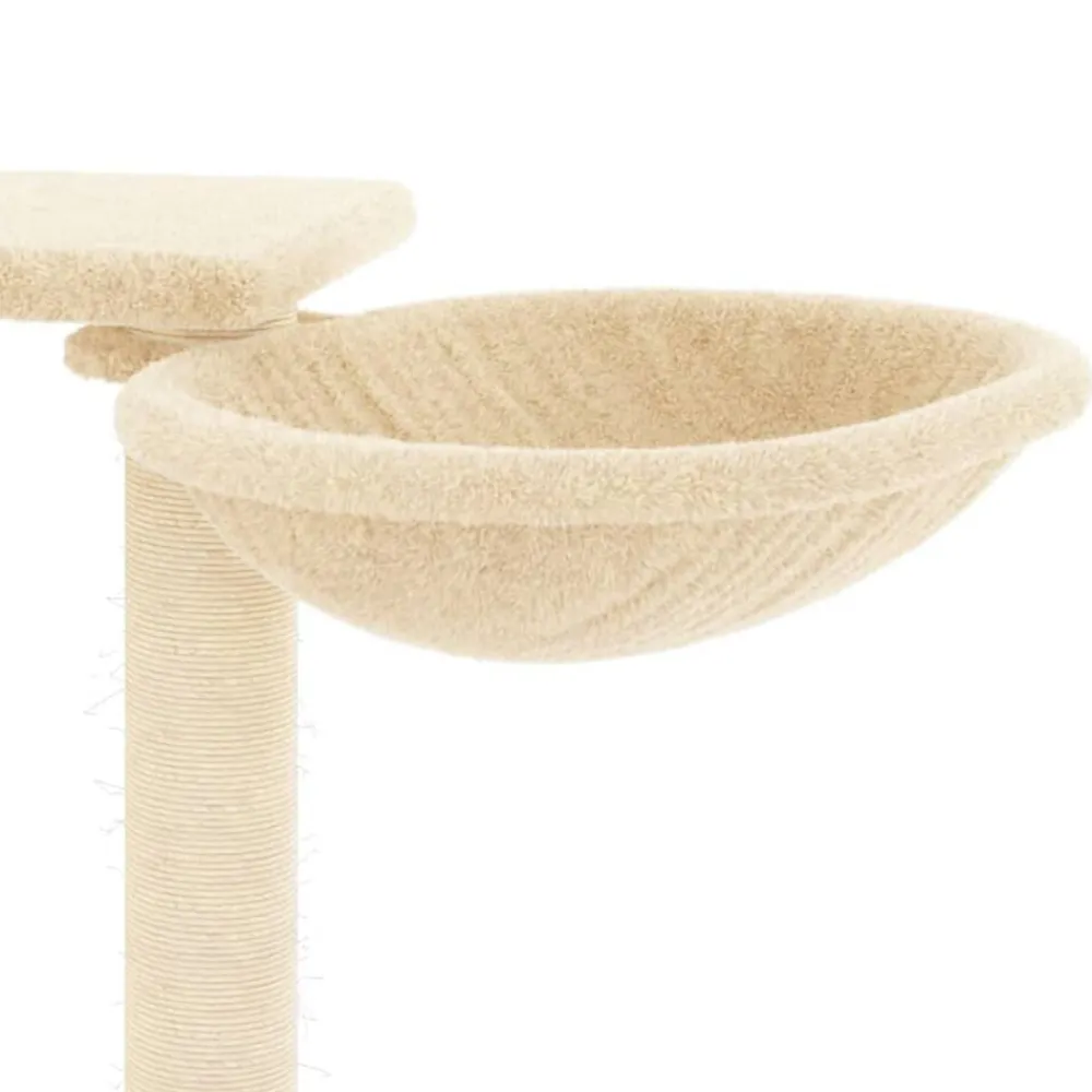 vidaXL Productos Para Mascotas-Rascador para gatos con postes para rascar color 82 cm