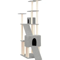vidaXL Productos Para Mascotas-Rascador para gatos con postes de sisal 190 cm