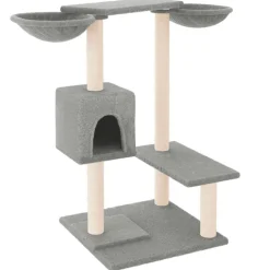 vidaXL Productos Para Mascotas-Rascador para gatos con postes 82 cm