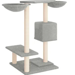 vidaXL Productos Para Mascotas-Rascador para gatos con postes 82 cm