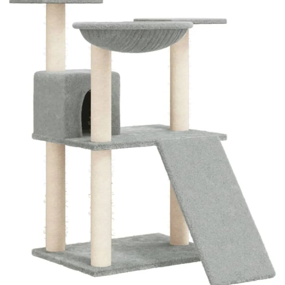 vidaXL Productos Para Mascotas-Rascador para gatos con postes de sisal 83 cm