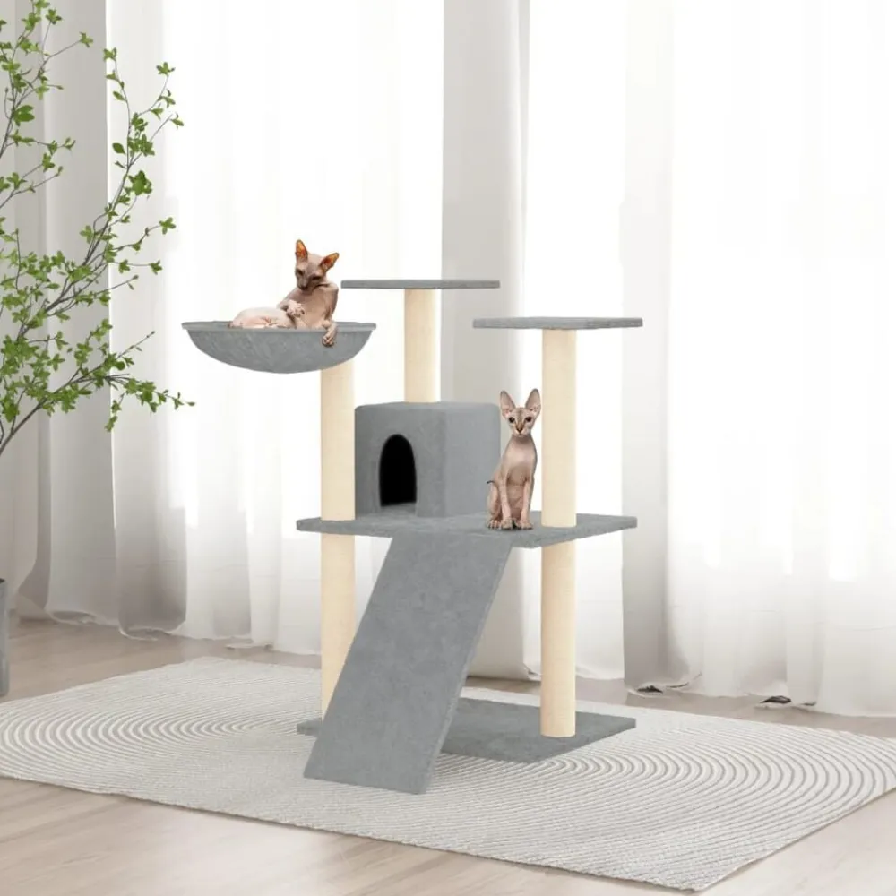 vidaXL Productos Para Mascotas-Rascador para gatos con postes de sisal 83 cm
