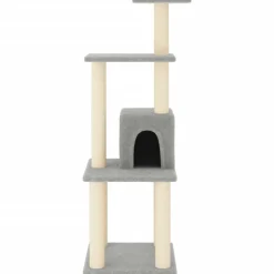 vidaXL Productos Para Mascotas-Rascador para gatos con postes de sisal 105 cm