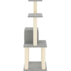 vidaXL Productos Para Mascotas-Rascador para gatos con postes de sisal 105 cm