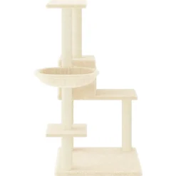 vidaXL Rascador para gatos con postes de sisal color 95 cm Crema Online