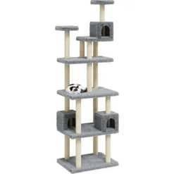 vidaXL Productos Para Mascotas-Rascador para gatos con postes de sisal 188 cm