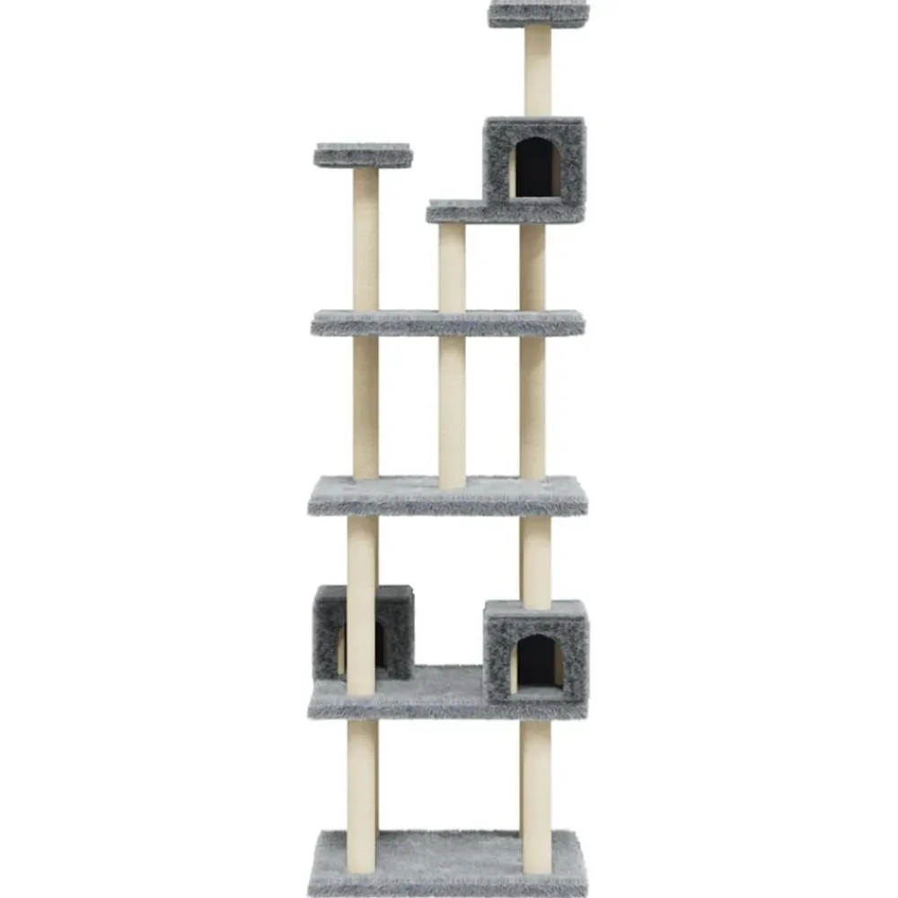 vidaXL Productos Para Mascotas-Rascador para gatos con postes de sisal 188 cm