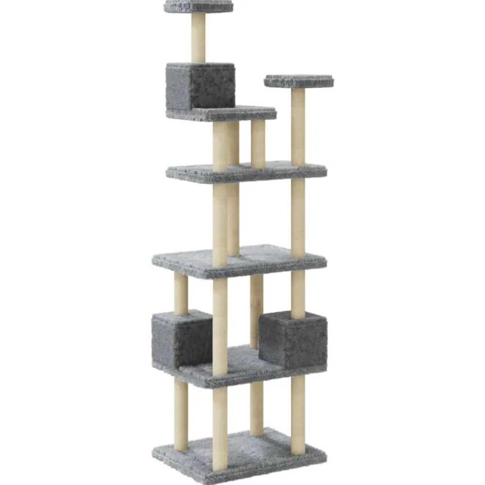 vidaXL Productos Para Mascotas-Rascador para gatos con postes de sisal 188 cm