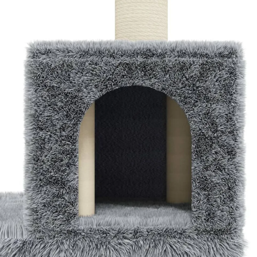 vidaXL Productos Para Mascotas-Rascador para gatos con postes de sisal 188 cm