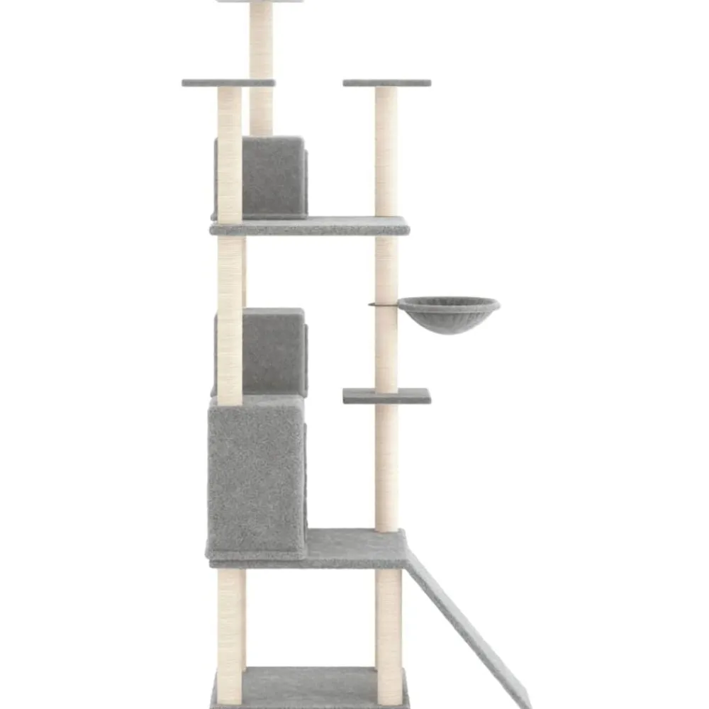 vidaXL Productos Para Mascotas-Rascador para gatos con postes de sisal 175 cm