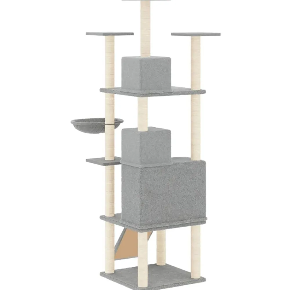 vidaXL Productos Para Mascotas-Rascador para gatos con postes de sisal 175 cm