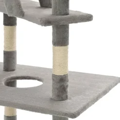 vidaXL Productos Para Mascotas-Rascador para gatos con poste rascador de sisal 230-260 cm
