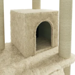 vidaXL Productos Para Mascotas-Rascador para gatos con postes de sisal color 155 cm