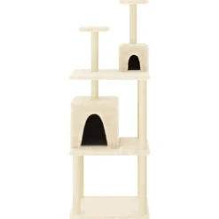 vidaXL Productos Para Mascotas-Rascador para gatos con postes de sisal color 167 cm