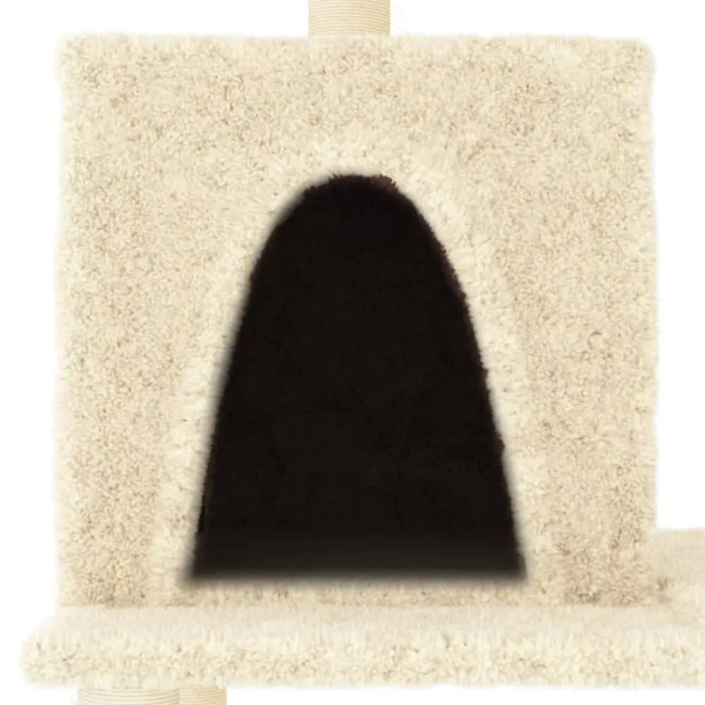 vidaXL Productos Para Mascotas-Rascador para gatos con postes de sisal color 167 cm