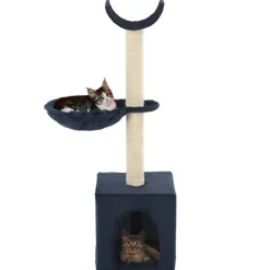vidaXL Productos Para Mascotas-Rascador para gatos con poste de sisal 105 cm