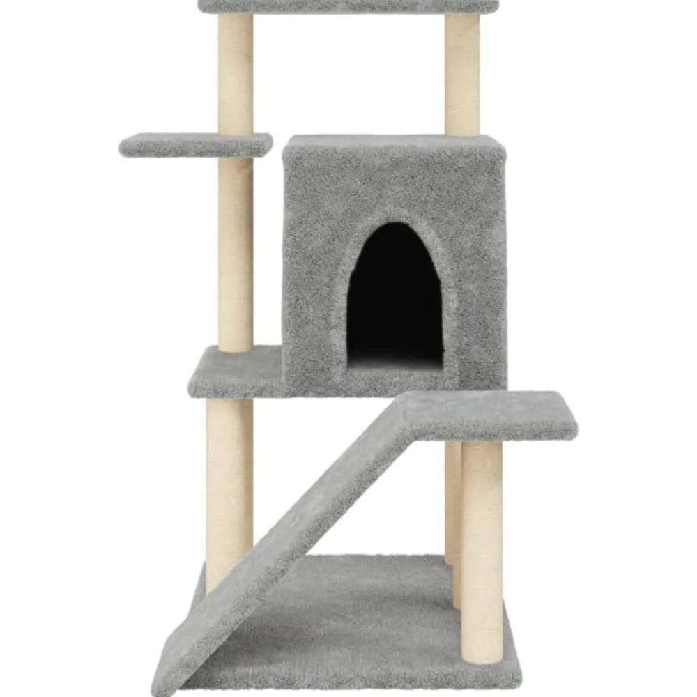 vidaXL Productos Para Mascotas-Rascador para gatos con postes de sisal 97 cm