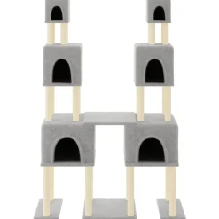 vidaXL Productos Para Mascotas-Rascador para gatos con postes de sisal 199 cm