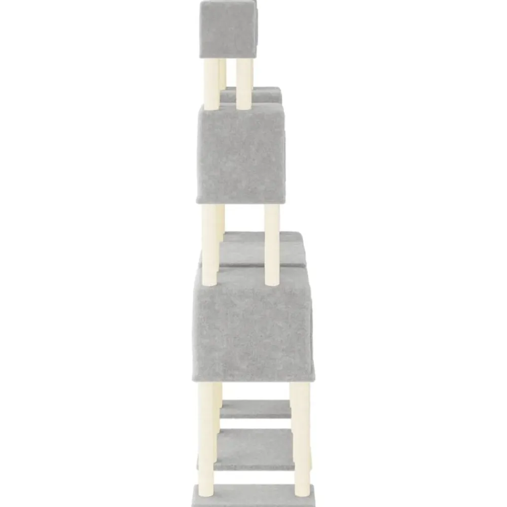 vidaXL Productos Para Mascotas-Rascador para gatos con postes de sisal 199 cm